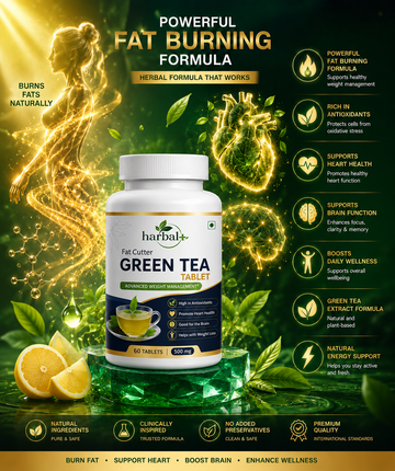 Harbalplus Fat Cutter Green Tea Tablet - Harbalplus.in