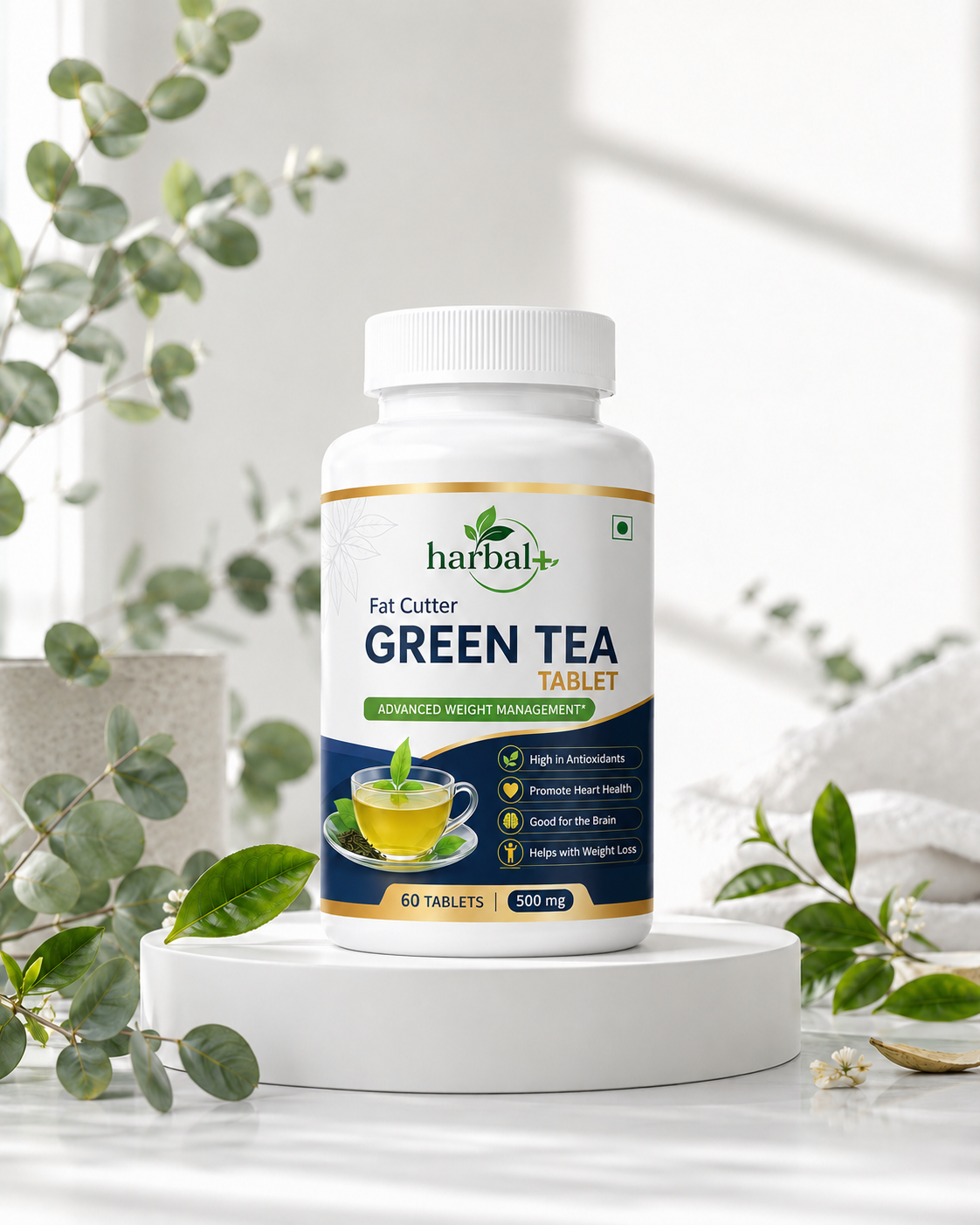 Harbalplus Fat Cutter Green Tea Tablet - Harbalplus.in